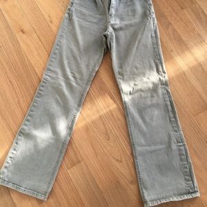 Christopher Blue Womans Size 4 Moss Color Denim.